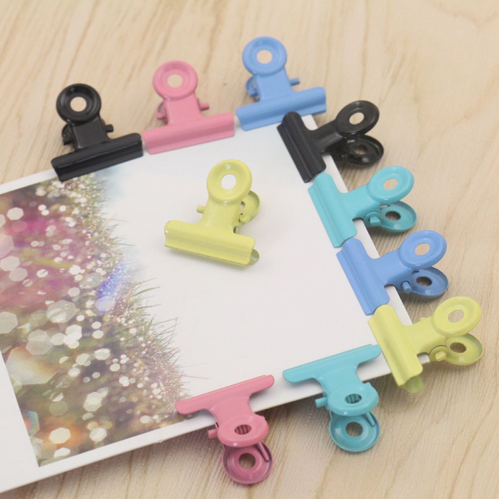 20 Pcs Metal Binder Clips/Paper Clips/Binders/Sketchpad Clamps (Multicolored)