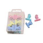 20 Pcs Metal Binder Clips/Paper Clips/Binders/Sketchpad Clamps (Multicolored)