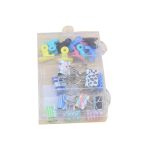 20 Pcs Metal Binder Clips/Paper Clips/Binders/Sketchpad Clamps (Various Shapes)